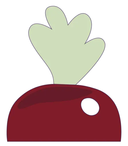 Beet half