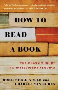 How to Read a Book Mortimer J Adler Charles Van Doren Book Cover