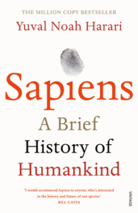 Sapiens Brief History of Humankind Yuval Noah Harari Book Cover